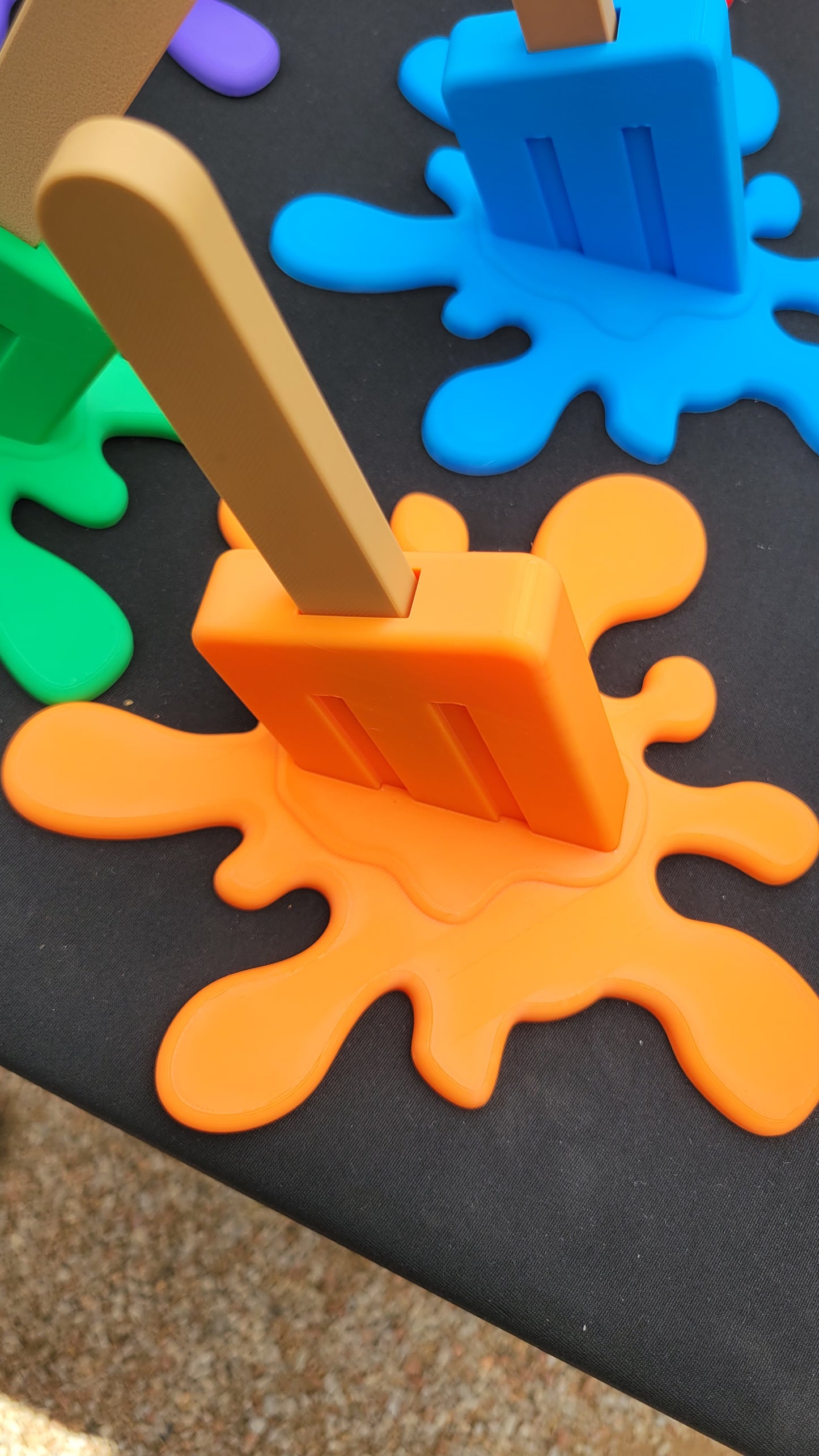 Melted Popsicle Pen Decor
