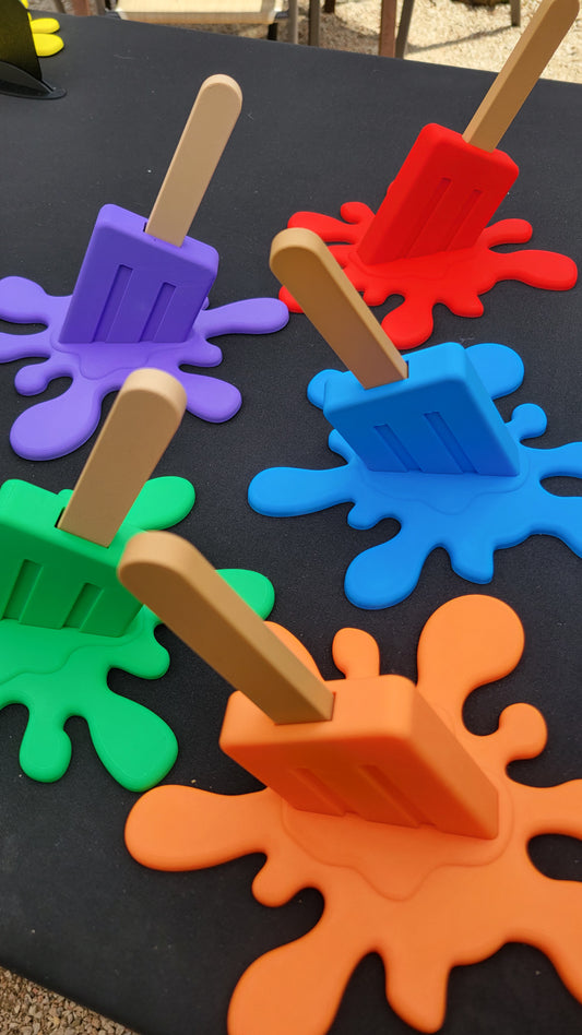 Melted Popsicle Pen Decor