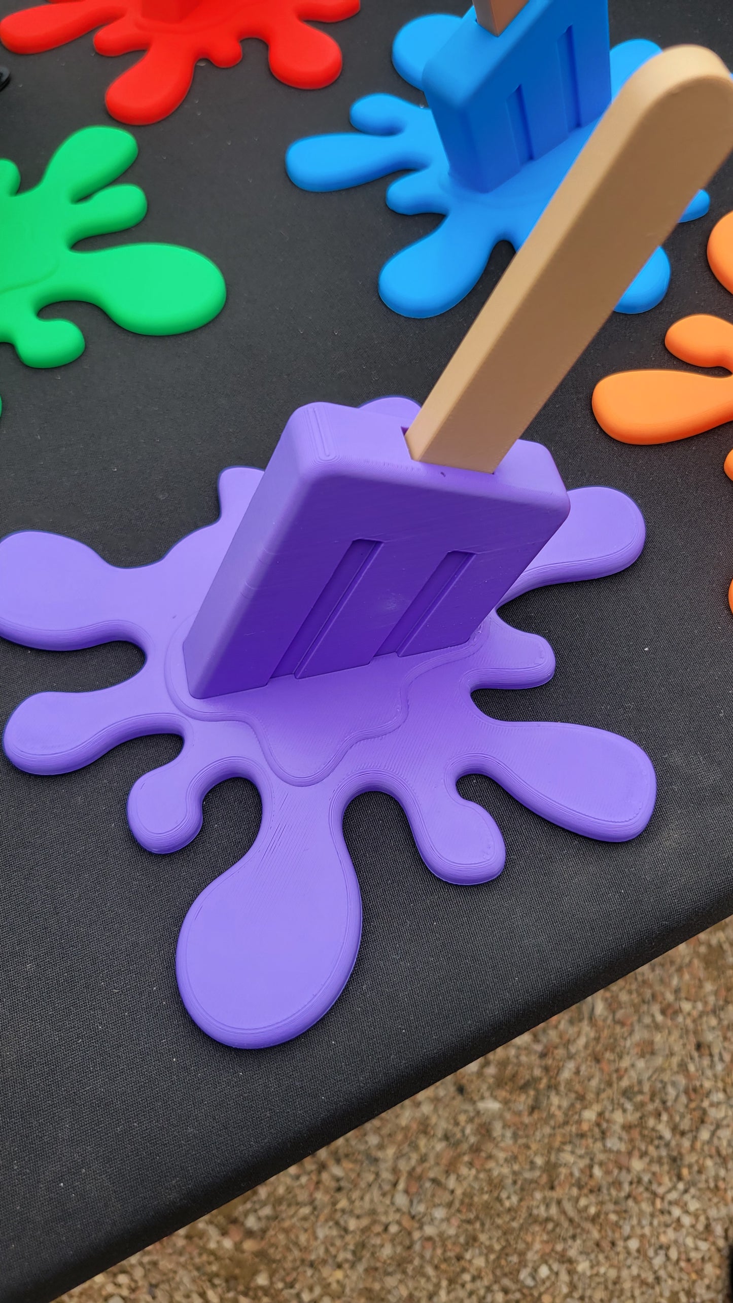 Melted Popsicle Pen Decor