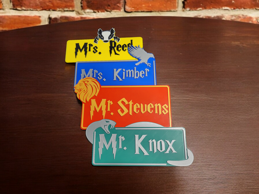 Wizard Inspired Name Planks