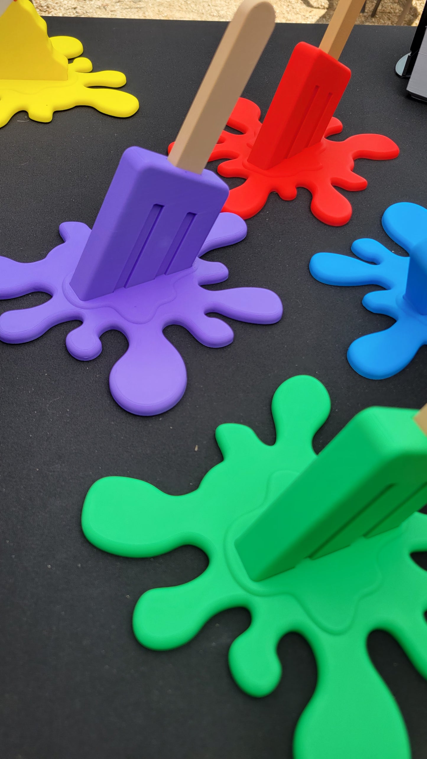 Melted Popsicle Pen Decor