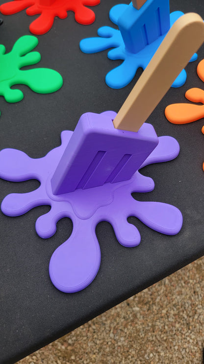 Melted Popsicle Pen Decor